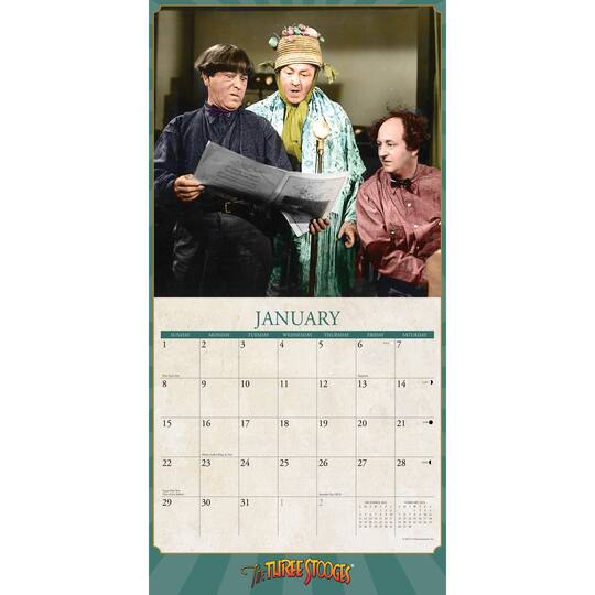 2023 Three Stooges Wall Calendar Michaels